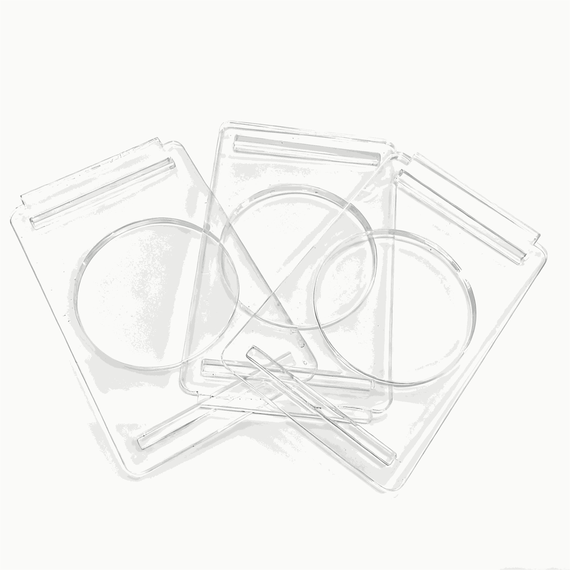 Clear acrylic coffee machine stand panels