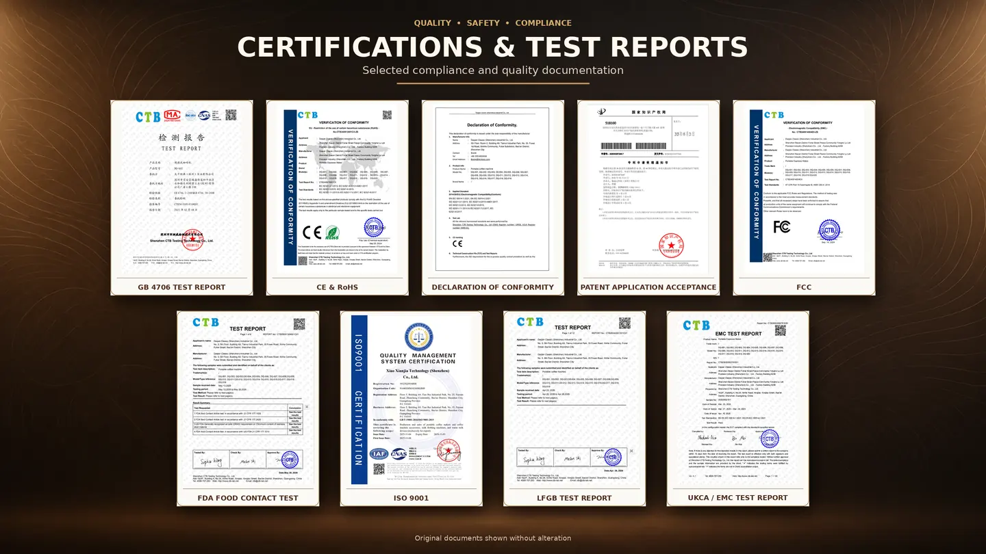 TK Classic certification and test report protected preview